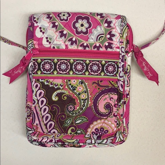 Vera Bradley Bags Vera Bradley Pink Floral Crossbody Messenger Bag Poshmark